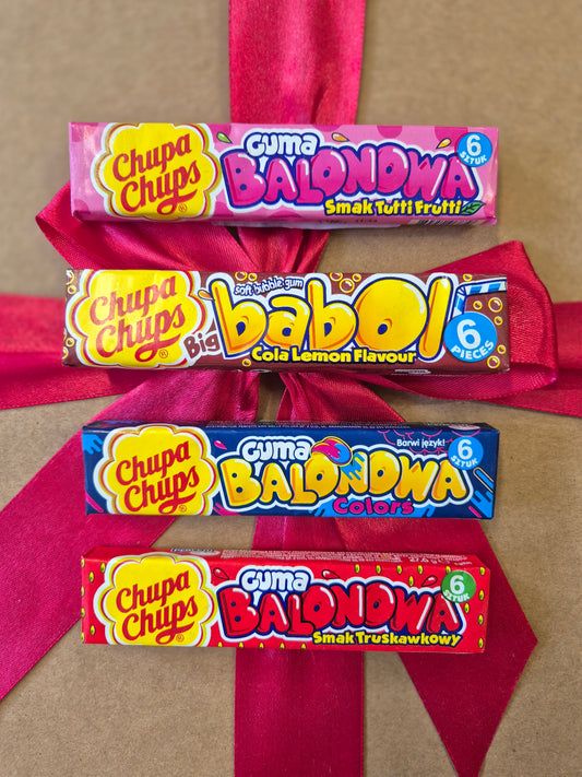 Chupa chups bubblegum 4 saveurs (x1)