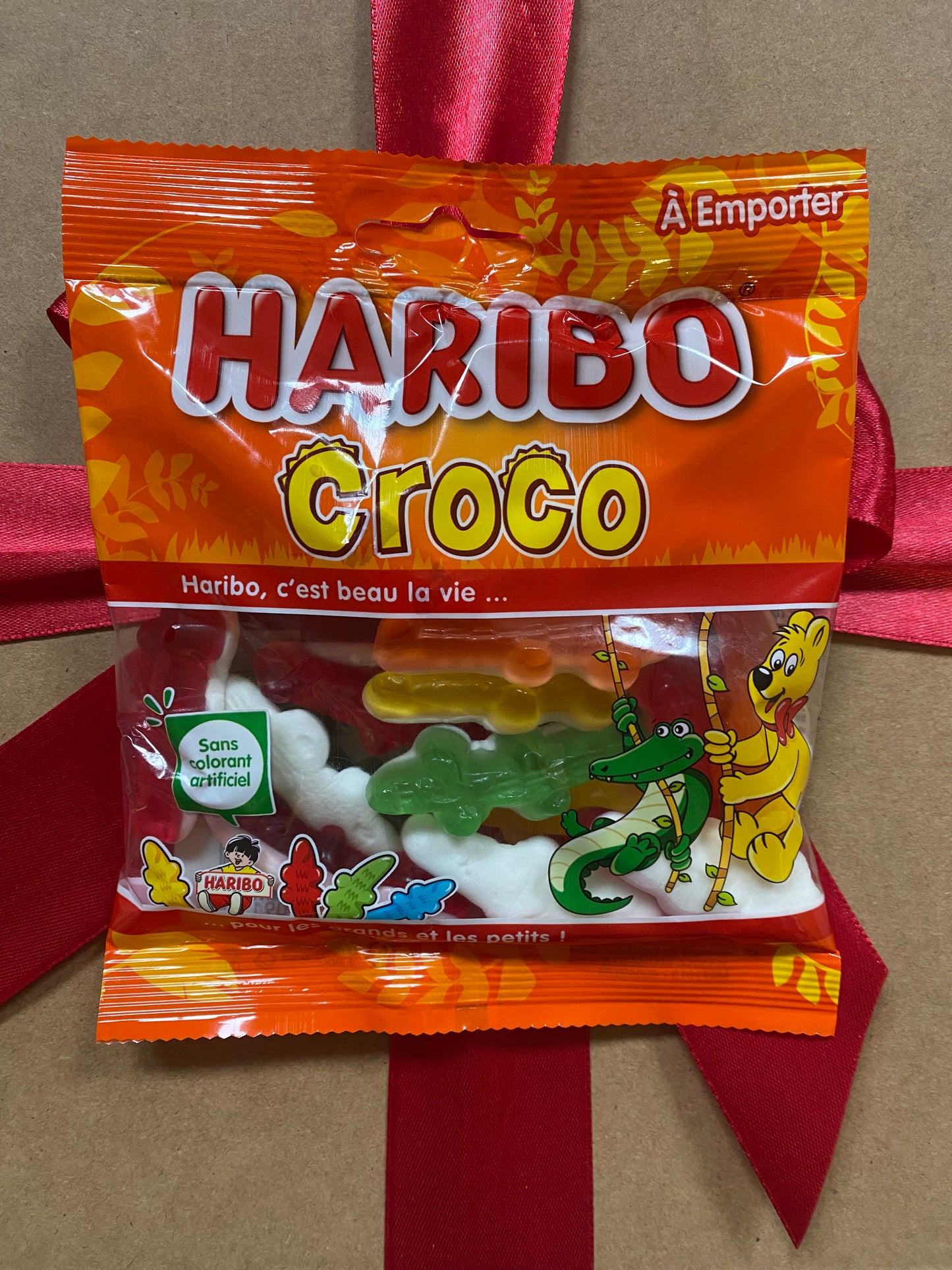 Sachet croco lisse Haribo (120gr)