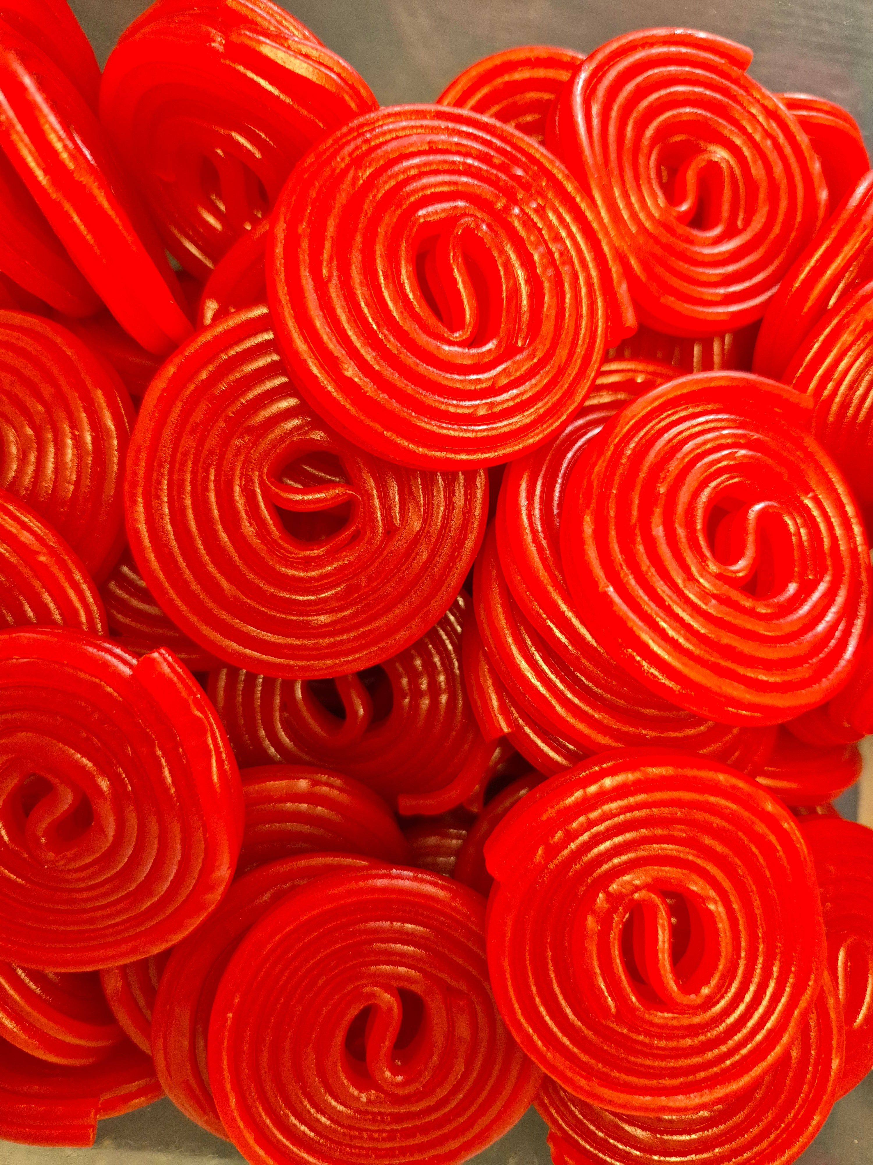 Bonbon spirale rose pâle 13