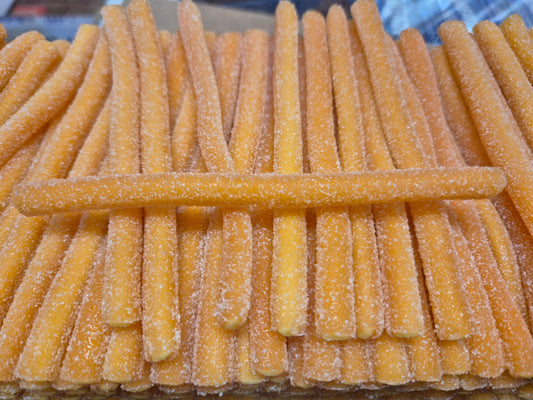 Sticks fourrés sucrés pêche (x5)