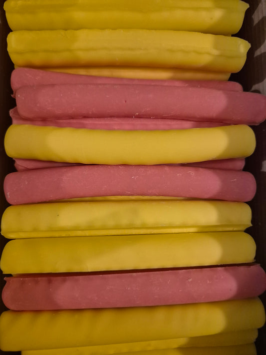 Bâton guimauve fraise ou banane (x1)