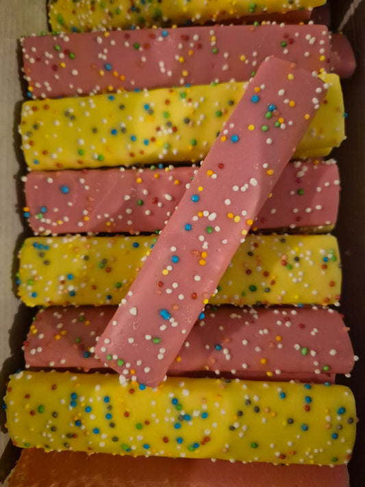 Bûche chocolat fraise/banane/noir/blanc (x1)