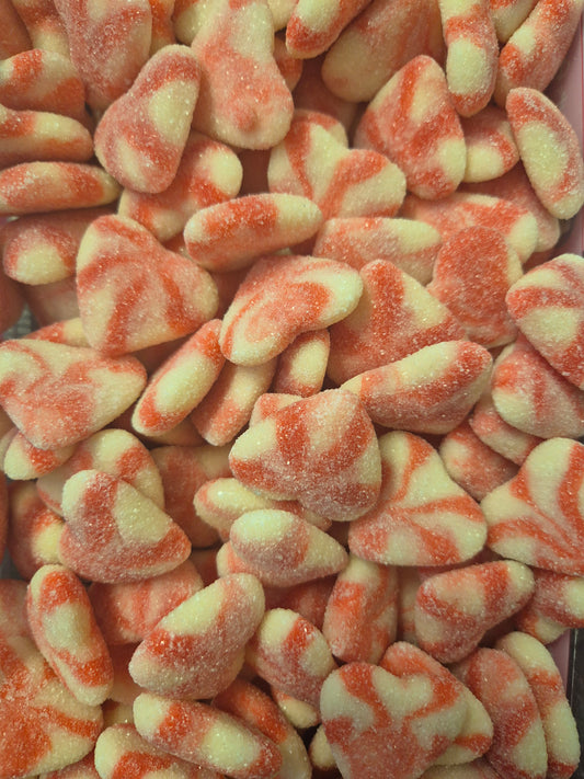 Coeurs crémeux fraise (100gr)