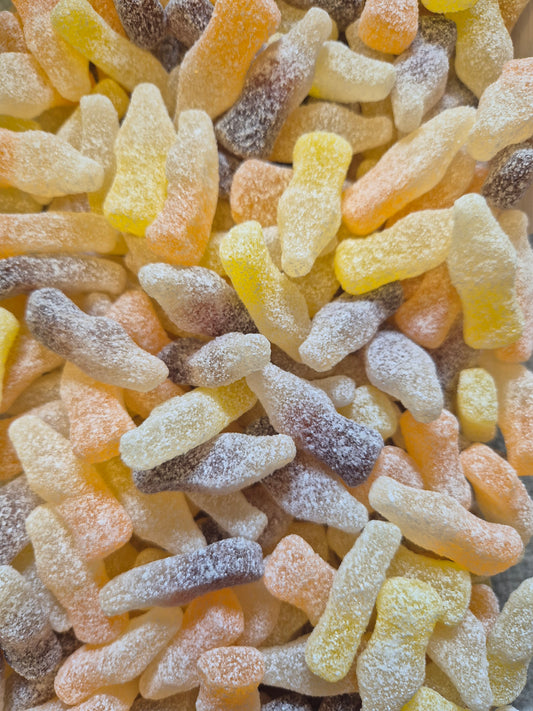 Bouteilles fizzy soda citrique (100gr)