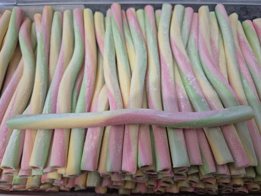 Sticks fourrés lisses papaye et cassie (x5)