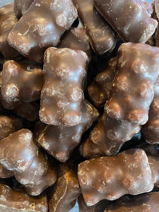 Ourson guimauve/chocolat au lait (x5)