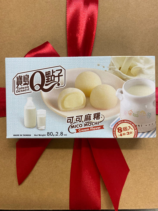 Mochi cacao et crème (x1)